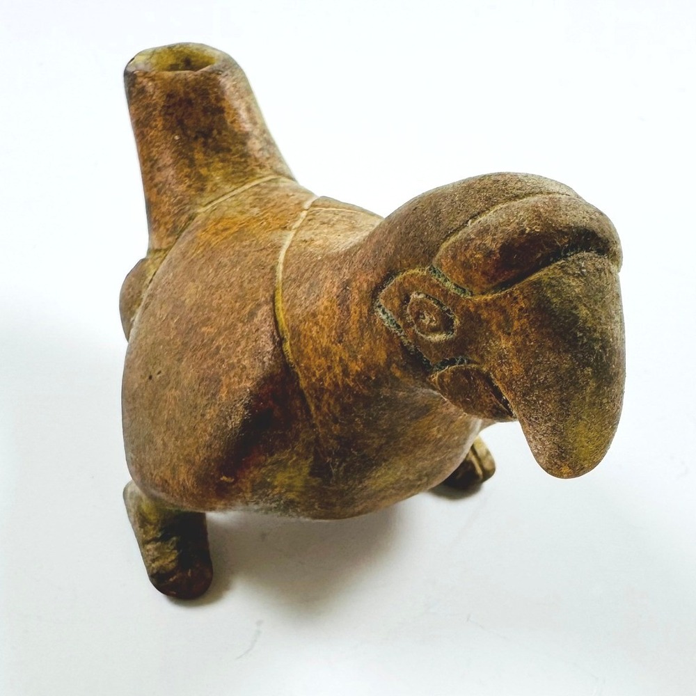 Antique West Mexico Pre-Columbian Colima Handmade Primitive Bird Parrot Folk Art